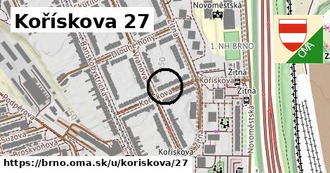 Kořískova 27, Brno