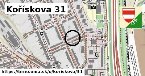 Kořískova 31, Brno