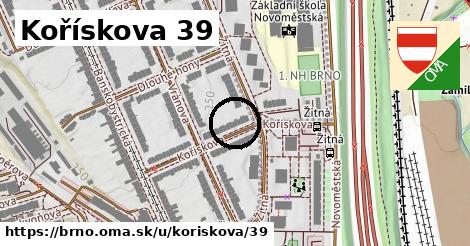 Kořískova 39, Brno