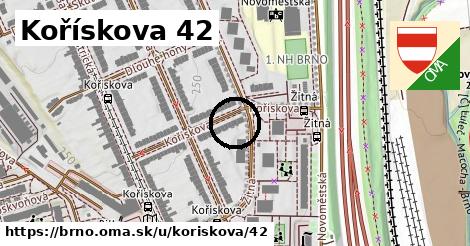 Kořískova 42, Brno