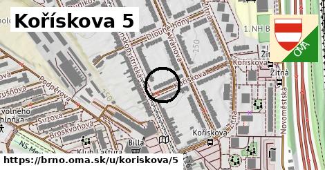 Kořískova 5, Brno