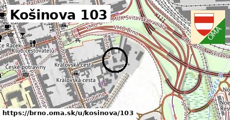 Košinova 103, Brno