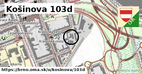 Košinova 103d, Brno