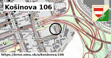 Košinova 106, Brno