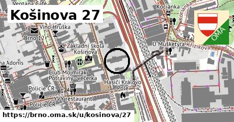 Košinova 27, Brno