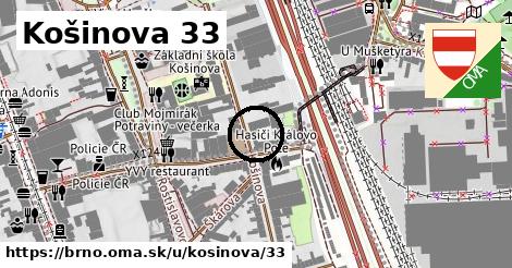 Košinova 33, Brno