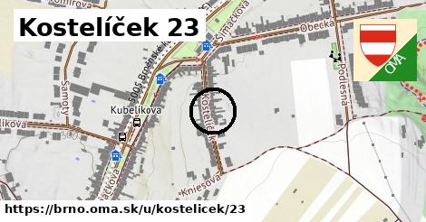 Kostelíček 23, Brno