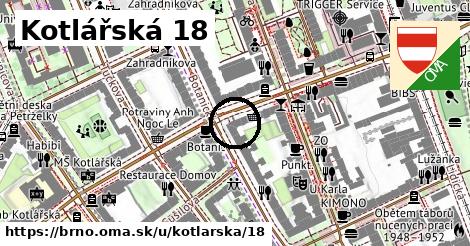 Kotlářská 18, Brno