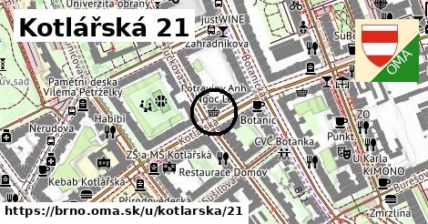 Kotlářská 21, Brno
