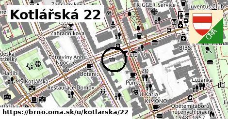 Kotlářská 22, Brno