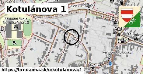 Kotulánova 1, Brno