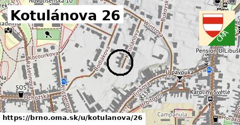 Kotulánova 26, Brno