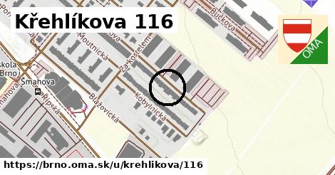 Křehlíkova 116, Brno