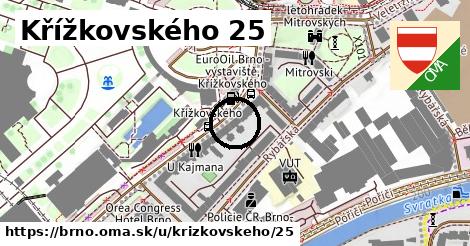 Křížkovského 25, Brno