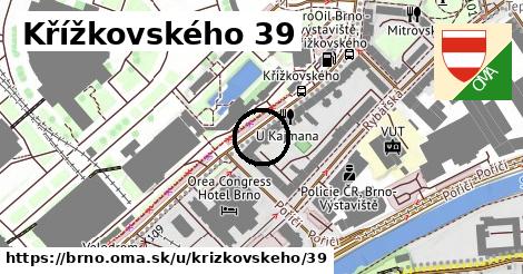 Křížkovského 39, Brno