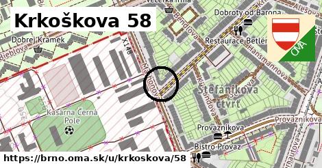 Krkoškova 58, Brno