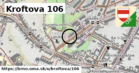 Kroftova 106, Brno