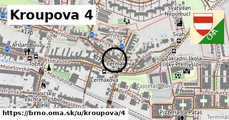 Kroupova 4, Brno