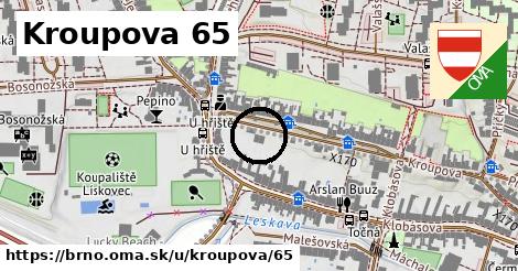 Kroupova 65, Brno