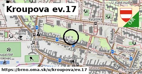 Kroupova ev.17, Brno