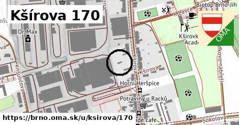 Kšírova 170, Brno