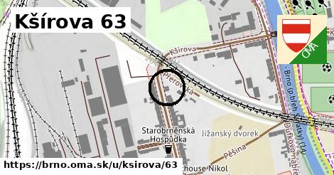 Kšírova 63, Brno