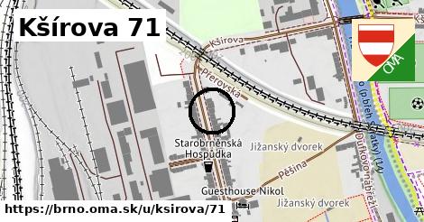 Kšírova 71, Brno