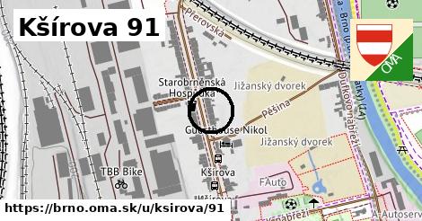 Kšírova 91, Brno