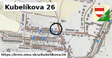 Kubelíkova 26, Brno