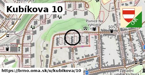 Kubíkova 10, Brno