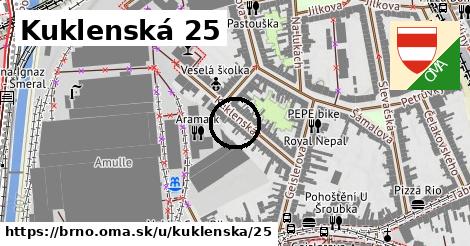 Kuklenská 25, Brno