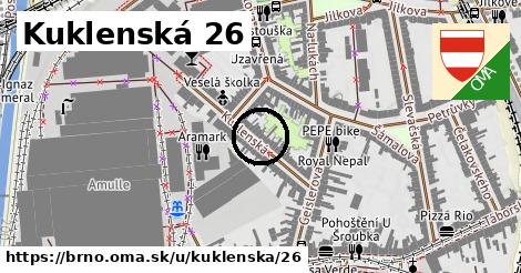 Kuklenská 26, Brno