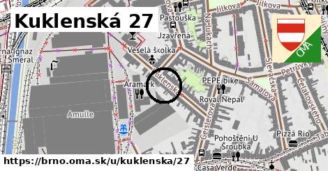 Kuklenská 27, Brno