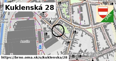 Kuklenská 28, Brno