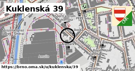 Kuklenská 39, Brno