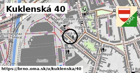 Kuklenská 40, Brno