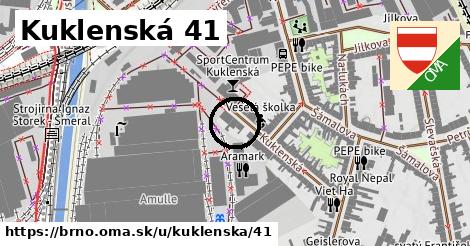 Kuklenská 41, Brno