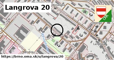 Langrova 20, Brno