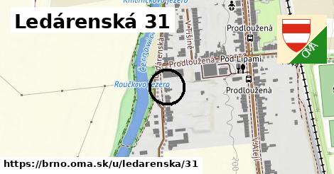 Ledárenská 31, Brno