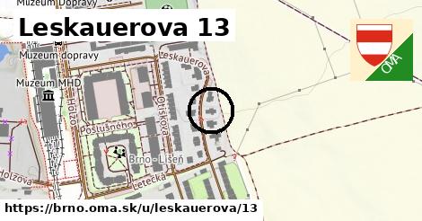 Leskauerova 13, Brno