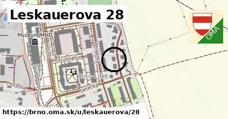 Leskauerova 28, Brno