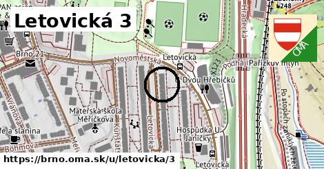 Letovická 3, Brno