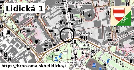 Lidická 1, Brno