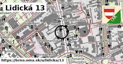 Lidická 13, Brno