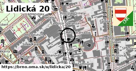 Lidická 20, Brno