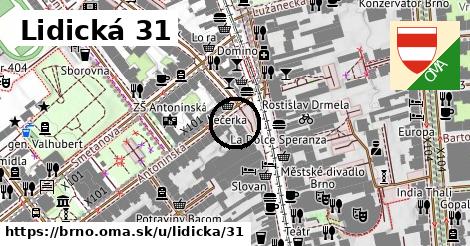 Lidická 31, Brno