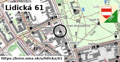 Lidická 61, Brno