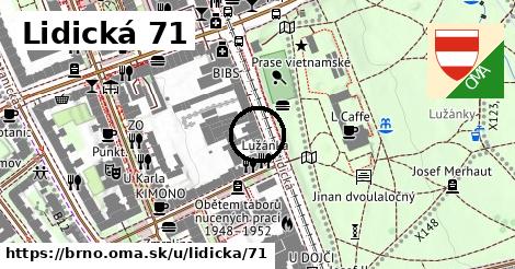 Lidická 71, Brno