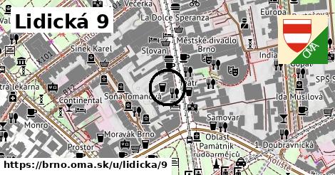 Lidická 9, Brno