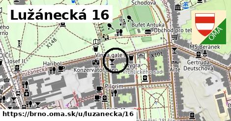 Lužánecká 16, Brno